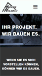 Mobile Screenshot of hecker-holzbau.de